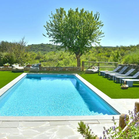 Feel a wonderful state of relaxation while lounging by the pool