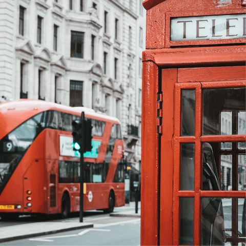 Spend the day in London, forty-five minutes away on public transport