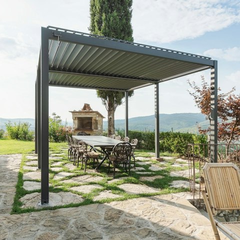 Gather for a barbecue on the picturesque terrace