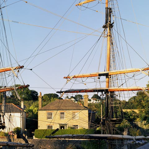 Discover the UNESCO harbour village of Charlestown from this unique home