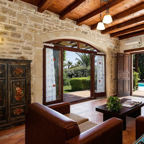 Enjoy the magic of island living from this traditional home