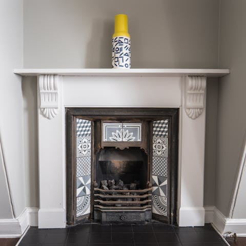 Feel at home by cosying up in front of the fire, after a day of exploring the great outdoors in Devon