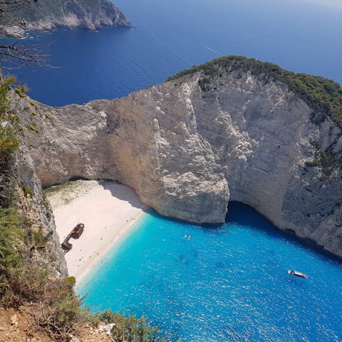 Venture out to explore the soul-stirring island of Zakynthos