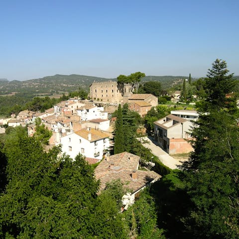 Stay in the quaint village of La Torre de Claramunt