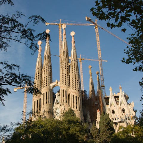 Visit Barcelona – a fifty-minute drive away