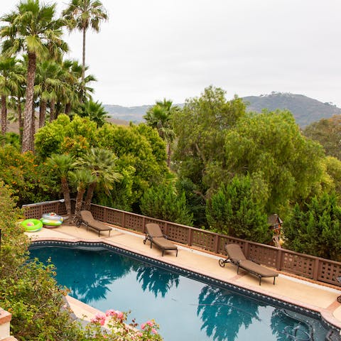 Soak in the natural beauty of rural California