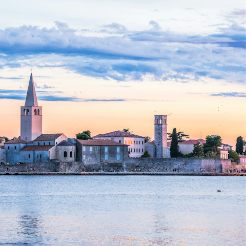 Begin your stay in Croatia with a day trip to Poreč