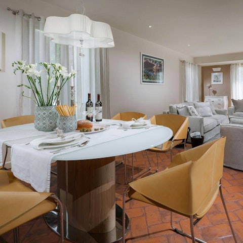 Savour slow evenings at home or head to a local restaurant