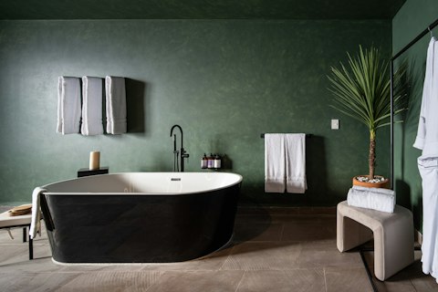 End the day with a long relaxing soak in the bath