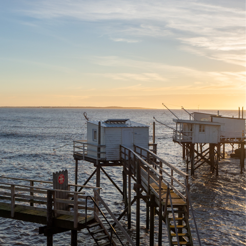 Hop in the car and be at the seaside town of Royan in fifty minutes