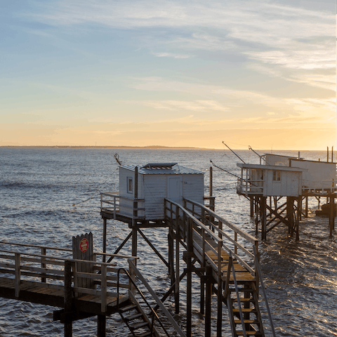 Hop in the car and be at the seaside town of Royan in fifty minutes