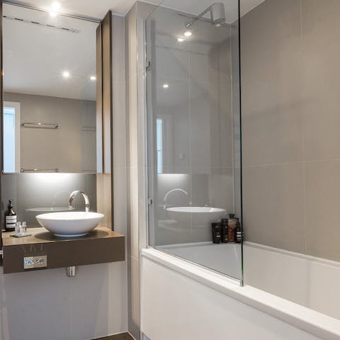 Pamper yourself in the luxurious bathrooms