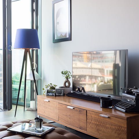 Enjoy movie nights on the big screen
