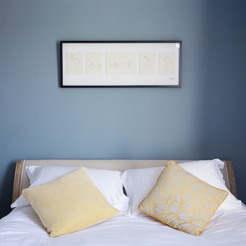 Get a great nights sleep in the luxurious beds