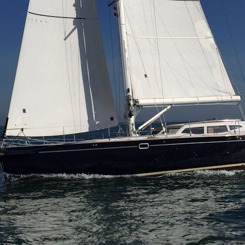 Arrange yacht charters for open-water sailing with your host