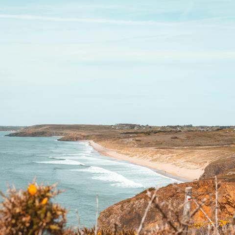 Drive up to Plage de Bellangenet for a day on the golden sands with the whole family