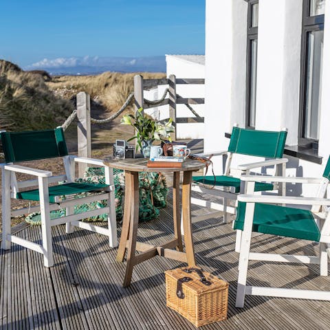 Embrace the rejuvenating spirit of the sea from the terrace