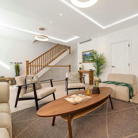 Make yourself at home playing board games and sipping tea