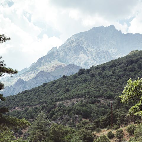 Put on your hiking boots and explore Corsica's spectacular countryside