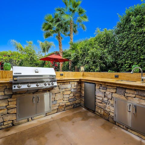 Turn up the heat with lunch on the outdoor grill