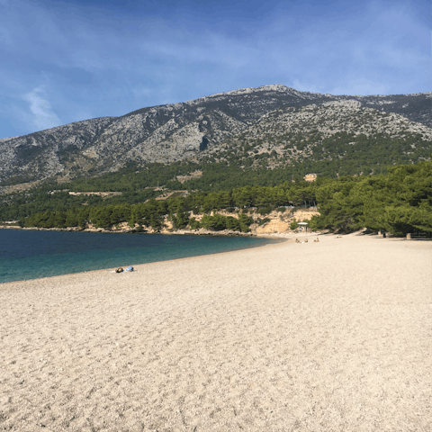 Wake up on beautiful island of Brac, just steps away from the sea