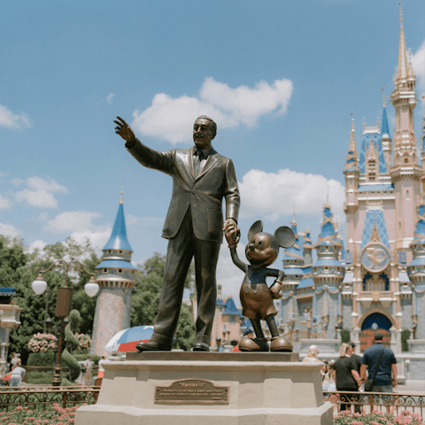 Drive fifteen minutes north to Walt Disney World Resort