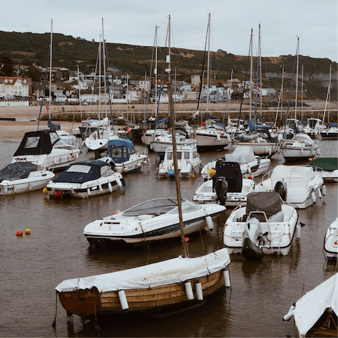 Visit the beautiful Lyme Regis, just a short drive away