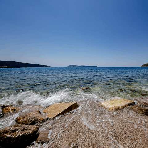 Go snorkelling from your very own private beach