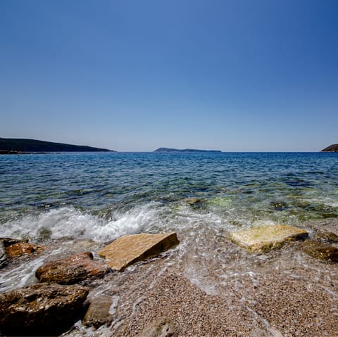 Go snorkelling from your very own private beach