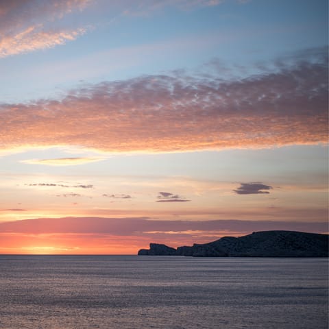 Spot the beautiful Kornati National Park in the distance