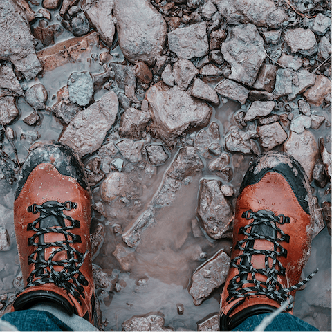 Explore local hiking trails through the hills