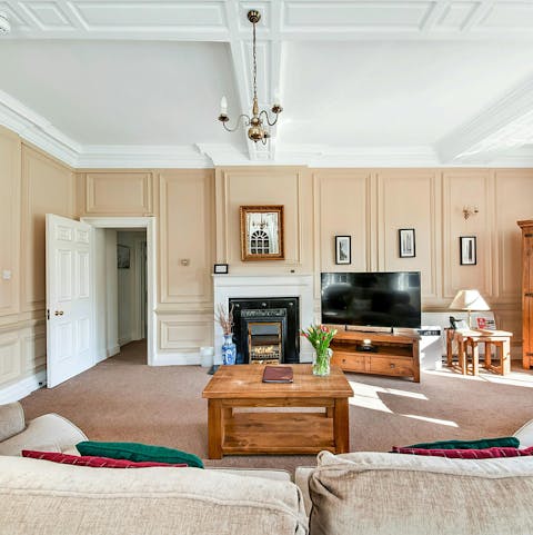 Curl up by the fire after a day of countryside walks