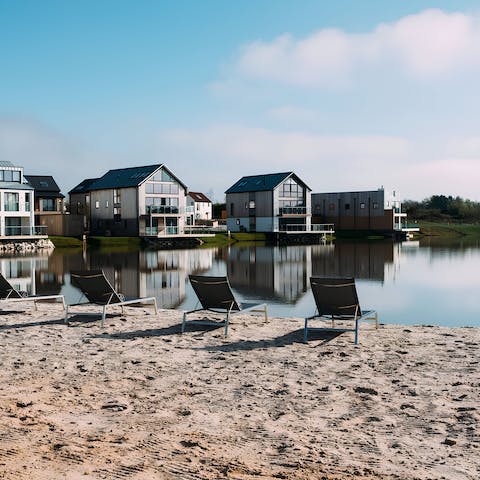 Lie back by the estate's calm fresh water lakes and take in the views