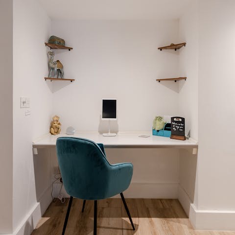 Work from home at the stylish office space