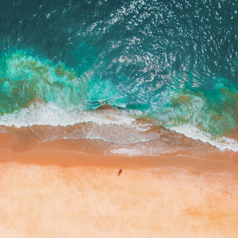 Go for a swim at the beautiful beach of Altura, a short drive from home