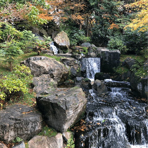 Hop on the tube at Chancery Lane and explore Holland Park