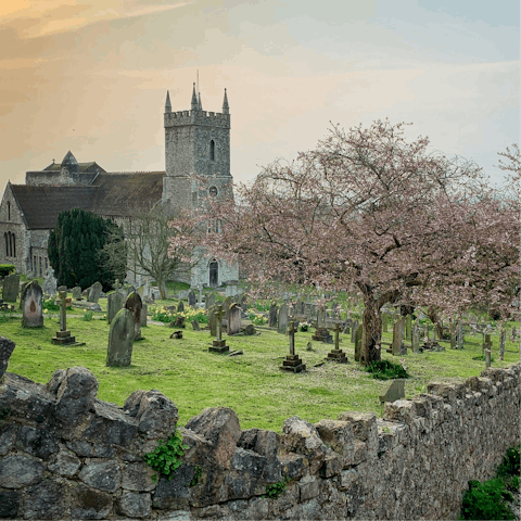 Stroll to Hythe’s high street, lined with boutiques, pubs and cafés