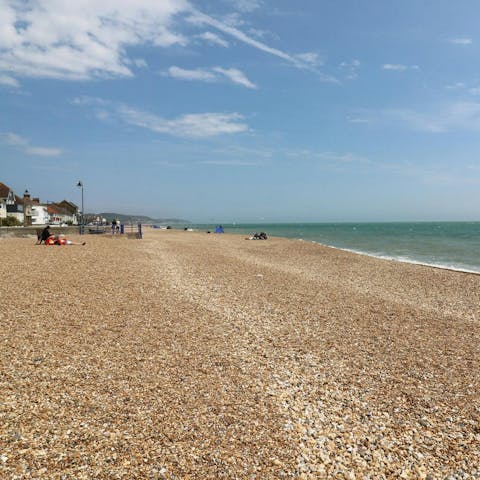 Step out to the exclusive Fisherman’s Beach just seconds from your door