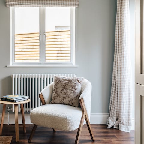 Find a wonderful space to unwind in this cosy home