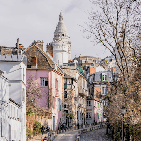 Soak up the charms of neighbouring Montmatre