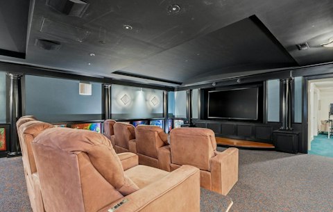Share cosy movie nights in the home cinema
