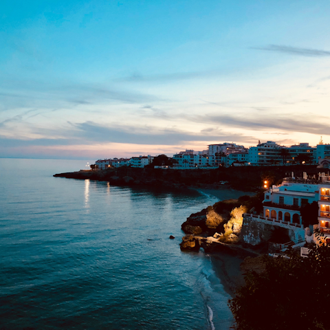 Spend a day by the coast in nearby Nerja