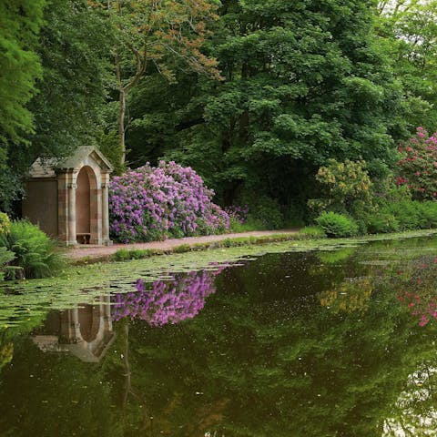 Find a quiet spot on the estate to carry on reading your page-turner