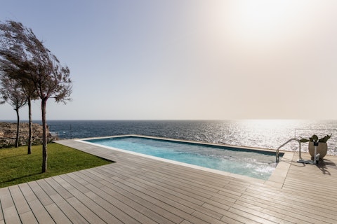 Swim as the Mediterranean stretches out to the horizon