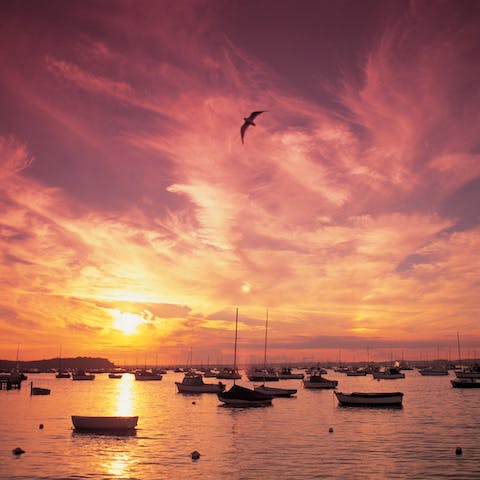 Look forward to marvellous English sunsets from the comfort of your apartment