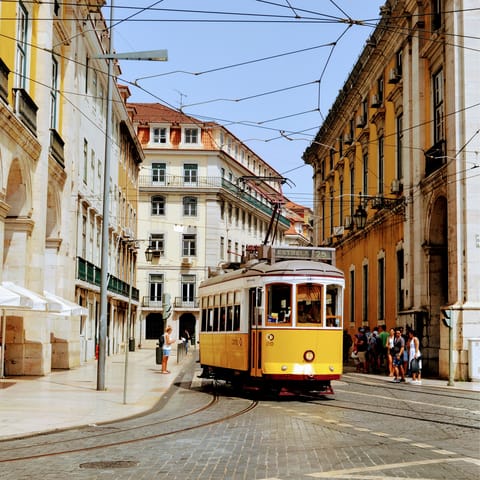 Explore the history and beauty of Lisbon from your base in Marquês de Pombal