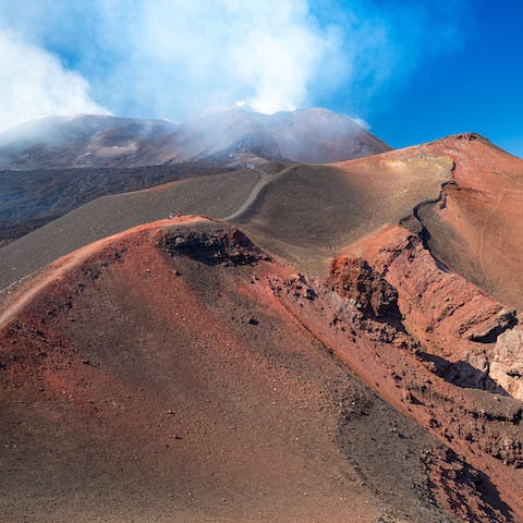 Make the most of your location in Santa Venerina on slopes of Mount Etna and explore Etna's other villages