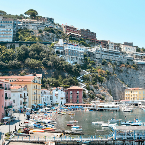 Spend the day in Sorrento, a short drive away