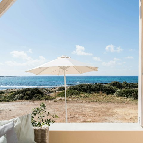Enjoy magical sea views from the terrace