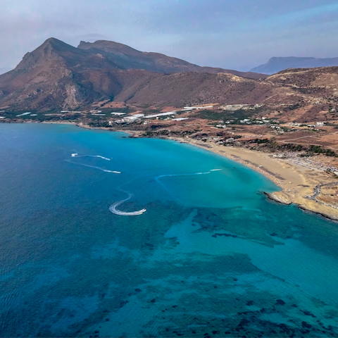 Soak up the natural beauty of Crete from Falasarna Beach